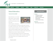 Tablet Screenshot of naturalalternativeshealth.com